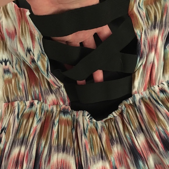 Charlotte Russe strapless hi-low print dress - Picture 3 of 3